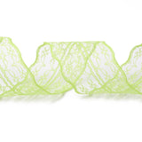 5 Roll Polyester Lace Trim, Lace Ribbon For Sewing Decoration, Yellow Green, 45mm, about 1- 3/4 inch(45mm) wide, about 10.93 yards (10m)/roll