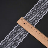 5 Roll Polyester Lace Trim, Lace Ribbon For Sewing Decoration, White, 45mm, about 1- 3/4 inch(45mm) wide, about 10.93 yards (10m)/roll