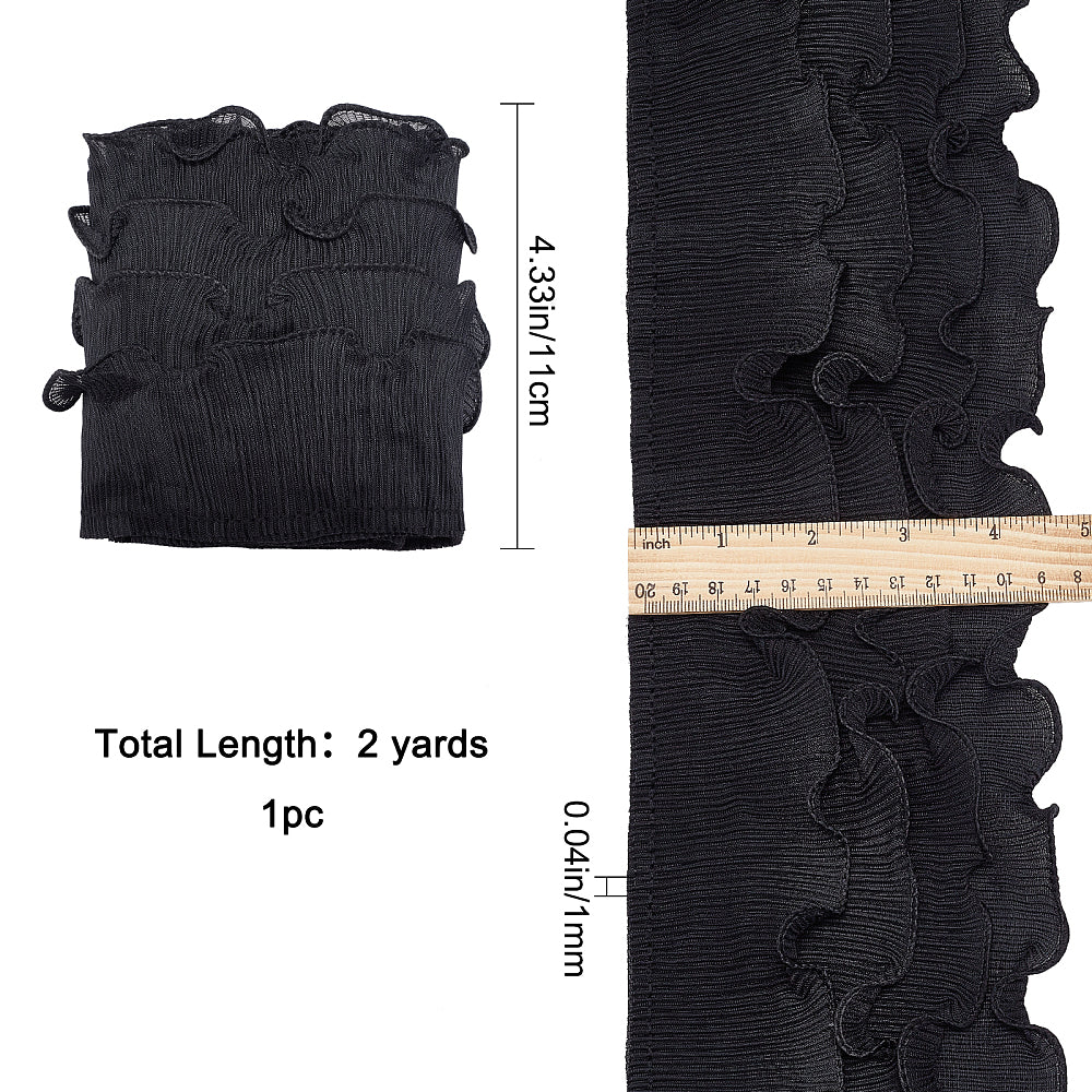 Black Eleastic Sewing Craft Trim 14