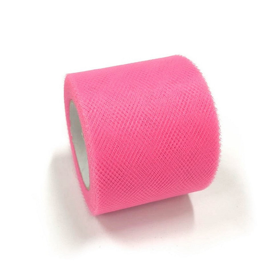 CRASPIRE 5 Roll Glitter Sequin Deco Mesh Ribbons, Tulle Fabric, Tulle Roll  Spool Fabric For Skirt Making, Camellia, 2 inch(5cm), about  25yards/roll(22.86m/roll)