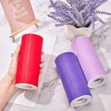 1 Set PandaHall Elite Deco Mesh Ribbons, Tulle Fabric, Tulle Roll Spool Fabric For Skirt Making, Mixed Color, 6 inch(150mm), 25yards/roll(22.86m/roll), 3rolls/set