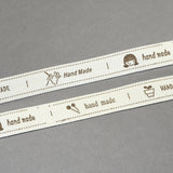 5 Roll Cartoon Printed Cotton Ribbon, Camel, 5/8 inch(15mm), about 20yards/roll(18.28m/roll)