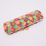 1 Roll Polyester Ribbons, Grid Pattern, for DIY Gift Packing, Pink, 1 inch(26mm), about 100 yard/roll(91.44m/roll)