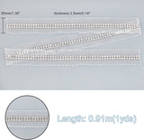 1 Yard Bling Rhinestone Diamond Mesh Ribbon Wrap Bling Diamond Wrap Ribbon for Wedding Vase Decorations Party Supplies