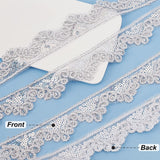 10 yards Lace Trim with Sequins, 1.77 inch Wide Vintage White Edging Trimmings for Sewing, Collar, Dress, Wedding Dress