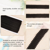 1 Card 11 Yards 5/8 inch Black Braid Trim Polyester Woven Braid Trim Centipede Decorative Gimp Trim Basic Trim for DIY Craft Costume Sewing Curtain Slipcover Home Decoration Accessories