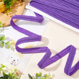 1 Card 11 Yards 5/8 Purple Braid Trim Polyester Woven Braid Trim Centipede Decorative Gimp Trim Basic Trim for DIY Craft Costume Sewing Curtain Slipcover Home Decoration Accessories