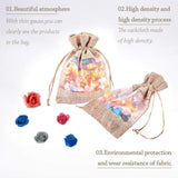1 Set 20PCS 3.9x5.5'' Cotton Organza Bags Cotton Woven Drawstring Closure Bags with Drawstring Wedding Party Favor Jewelry Gift Bags Pouches, Tan
