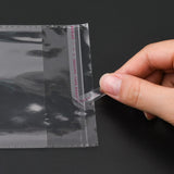 500 pc Rectangle Cellophane Bags, Clear, 16x10cm, Unilateral Thickness: 0.05mm, Inner Measure: 13x10cm