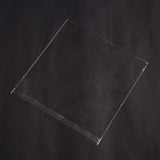 500 pc Rectangle Cellophane Bags, Clear, 19x18cm, Unilateral Thickness: 0.3mm, Inner Measure: 16x18cm