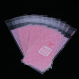 1 Bag Rectangle Plastic Cellophane Bags, for Lipstick Packaging, Hot Pink, 13x5cm, Unilateral Thickness: 0.035mm, Inner Measure: 10x5cm, about 96~100pcs/bag