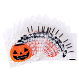 1 Bag Rectangle Plastic Cellophane Bags, for Halloween, White, 13x10cm, Unilateral Thickness: 0.035mm, Inner Measure: 10x10cm, about 96~100pcs/bag