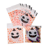 1 Bag Rectangle Plastic Cellophane Bags, for Halloween, Red, 13x10cm, Unilateral Thickness: 0.035mm, Inner Measure: 10x10cm, about 96~100pcs/bag