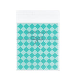 1 Bag Rectangle OPP Cellophane Bags, Dark Turquoise, 13.9x9.9cm, Unilateral Thickness: 0.035mm, Inner Measure: 11.1x9.9cm, about 95~100pcs/bag