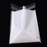 1 Bag Rectangle OPP Cellophane Bags, with Word Love, Red, 14x9.9cm, Unilateral Thickness: 0.035mm, Inner Measure: 11x9.9cm, about 95~100pcs/bag