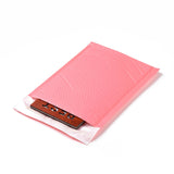 100 pc Matte Film Package Bags, Bubble Mailer, Padded Envelopes, Rectangle, Salmon, 27x17.2x0.2cm