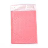 100 pc Matte Film Package Bags, Bubble Mailer, Padded Envelopes, Rectangle, Salmon, 27x17.2x0.2cm