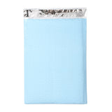 100 pc Matte Film Package Bags, Bubble Mailer, Padded Envelopes, Rectangle, Light Blue, 27x17.2x0.2cm