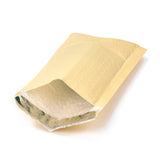 100 pc Matte Film Package Bags, Bubble Mailer, Padded Envelopes, Rectangle, Lemon Chiffon, 22.2x12.4x0.2cm