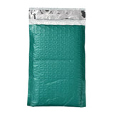 100 pc Matte Film Package Bags, Bubble Mailer, Padded Envelopes, Rectangle, Teal, 22.2x12.4x0.2cm