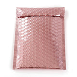 50 pc Matte Film Package Bags, Bubble Mailer, Padded Envelopes, Rectangle, Rosy Brown, 24x15x0.6cm