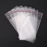 1000 pc OPP Cellophane Bags, Rectangle, Clear, 10x5cm, Unilateral Thickness: 0.035mm, Inner Measure: 7.5x5cm