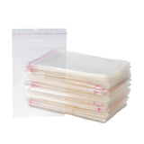 1000 pc OPP Cellophane Bags, Small Jewelry Storage Bags, Self-Adhesive Sealing Bags, Rectangle, Clear, 14x8cm, Unilateral Thickness: 0.035mm, Inner Measure: 10.5x8cm