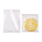 1000 pc OPP Cellophane Bags, Small Jewelry Storage Bags, Self-Adhesive Sealing Bags, Rectangle, Clear, 14x10cm, Unilateral Thickness: 0.035mm, Inner Measure: 10.5x10cm