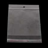 1000 pc OPP Cellophane Bags, Rectangle, Clear, 14x10cm, Unilateral Thickness: 0.035mm, Inner Measure: 10x10cm