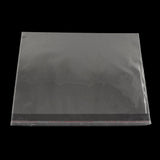 500 pc Rectangle OPP Cellophane Bags, Clear, 27x32cm, Unilateral Thickness: 0.035mm, Inner Measure: 23x30cm