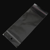 1000 pc OPP Cellophane Bags, Rectangle, Clear, 17.5x7cm, Hole: 8mm, Unilateral Thickness: 0.035mm, Inner Measure: 12x7cm