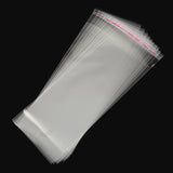 1000 pc OPP Cellophane Bags, Rectangle, Clear, 21.5x8cm, Hole: 8mm, Unilateral Thickness: 0.035mm, Inner Measure: 16x8cm