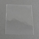 1000 pc OPP Cellophane Bags, Rectangle, Clear, 10x8cm, Unilateral Thickness: 0.035mm