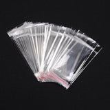 2000 pc Cellophane Bags, Rectangle, Clear, 14x6cm, Inner Measure: 8.5x6cm