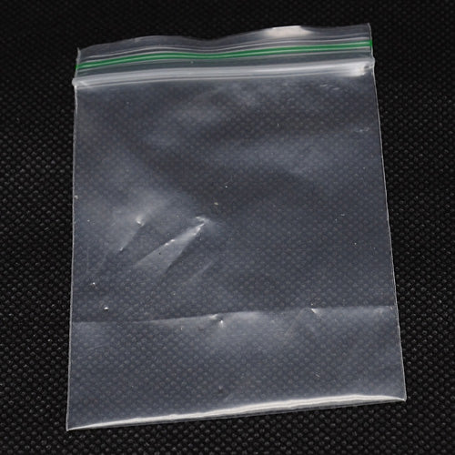 100pcs Thick Transparent Small Zip Lock Plastic Bags Ziplock Zip