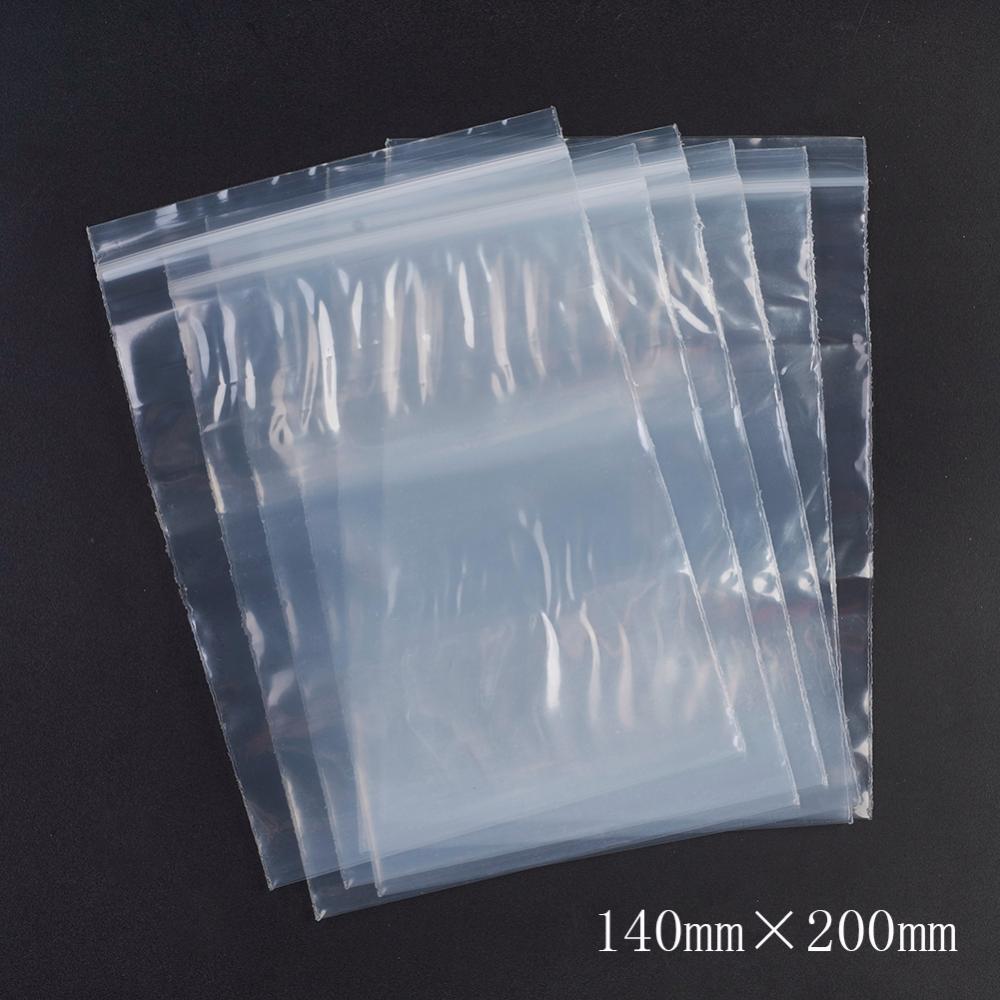 Craspire 1 Bag Plastic Zip Lock Bags, Resealable Packaging Bags