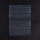 1 Bag Plastic Zip Lock Bags, Resealable Packaging Bags, Top Seal, Self Seal Bag, Rectangle, White, 22x15cm, Unilateral Thickness: 3.9 Mil(0.1mm), 100pcs/bag