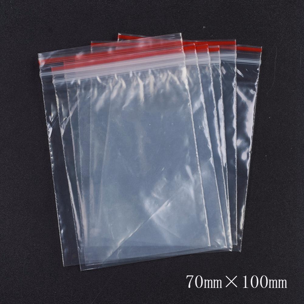 CRASPIRE 1 Bag Plastic Transparent Gift Bag, Storage Bags, Self