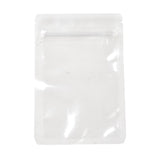 200 pc Food grade Transparent PET Plastic Zip Lock Bags, Resealable Bags, Rectangle, Clear, 15x10x0.016cm, Unilateral Thickness: 3.1 Mil(0.08mm)