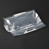 50 pc Transparent Plastic Zip Lock Bag, Plastic Stand up Pouch, Resealable Bags, with Handle, Clear, 19.2x26x0.08cm