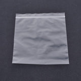 10 Bag Plastic Zip Lock Top Seal Bags, Resealable Packaging Bags, Self Seal Bag, Rectangle, Clear, 5x4cm, Unilateral Thickness: 2 Mil(0.05mm), about 100pcs/bag