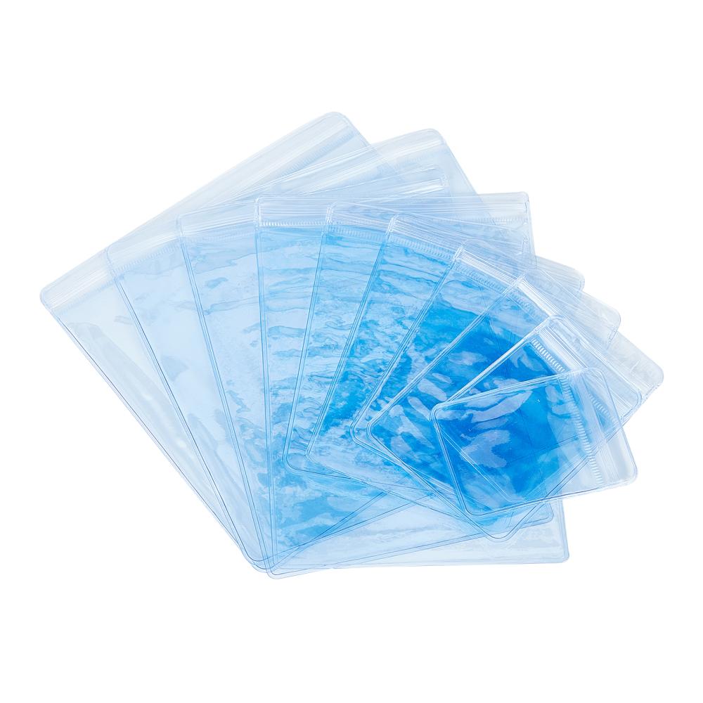 50pcs Transparent Small Ziplock Plastic Bags Jewelry Gift Reclosable  Storage Bag Packaging Clear PVC Self Sealing Pouches