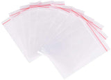 5 Bag Elite 500 pcs 12x8cm Clear Resealable Zipper Bags Sealed Storage Bags Zip Lock Bags Seal Top Bag for Beads Candy Earrings Jewelry Packaging