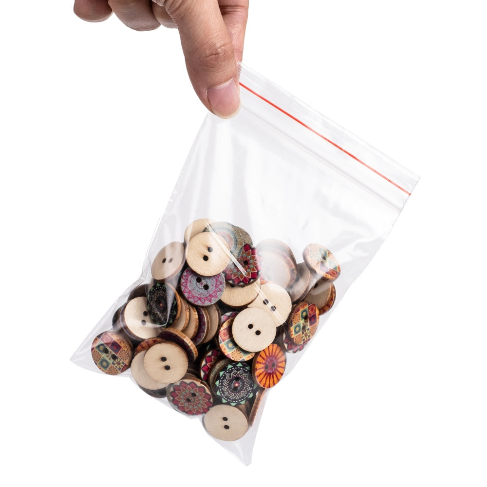 Craspire 10 Bag Plastic Zip Lock Bags, Resealable Packaging Bags