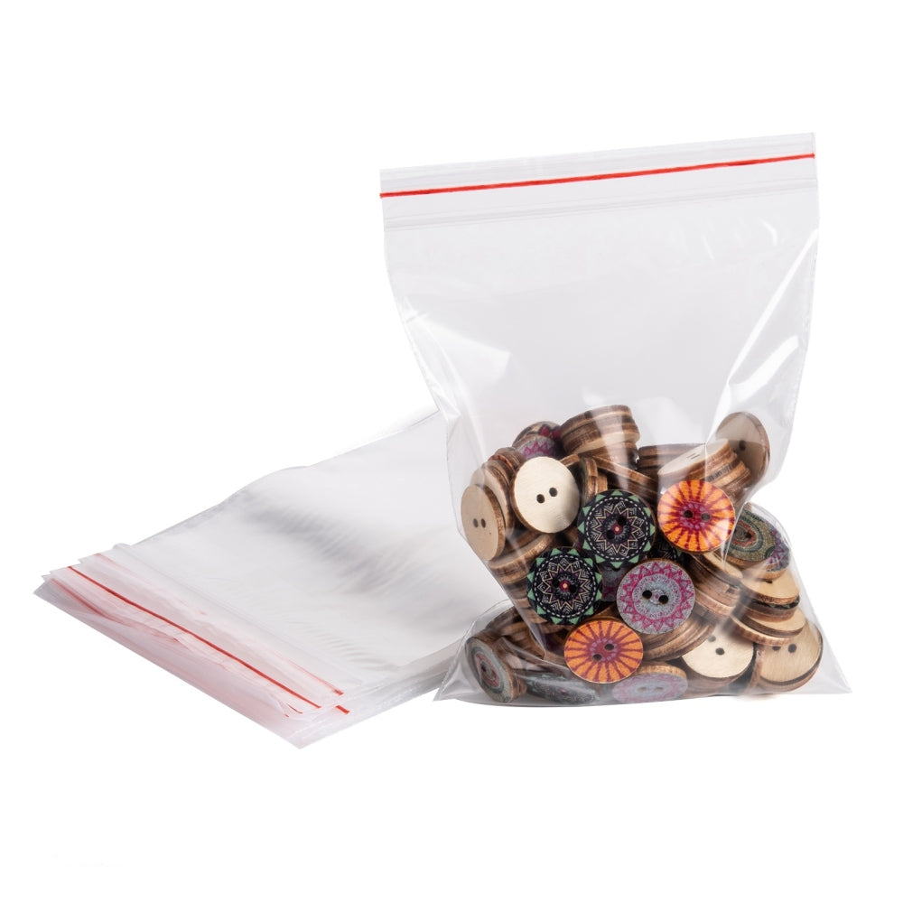 Craspire 1 Bag Plastic Zip Lock Bags, Resealable Small Jewelry