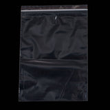 100 pc Plastic Zip Lock Bags, Resealable Packaging Bags, Top Seal, Self Seal Bag, Rectangle, Clear, 28x20cm, Unilateral Thickness: 2 Mil(0.05mm)