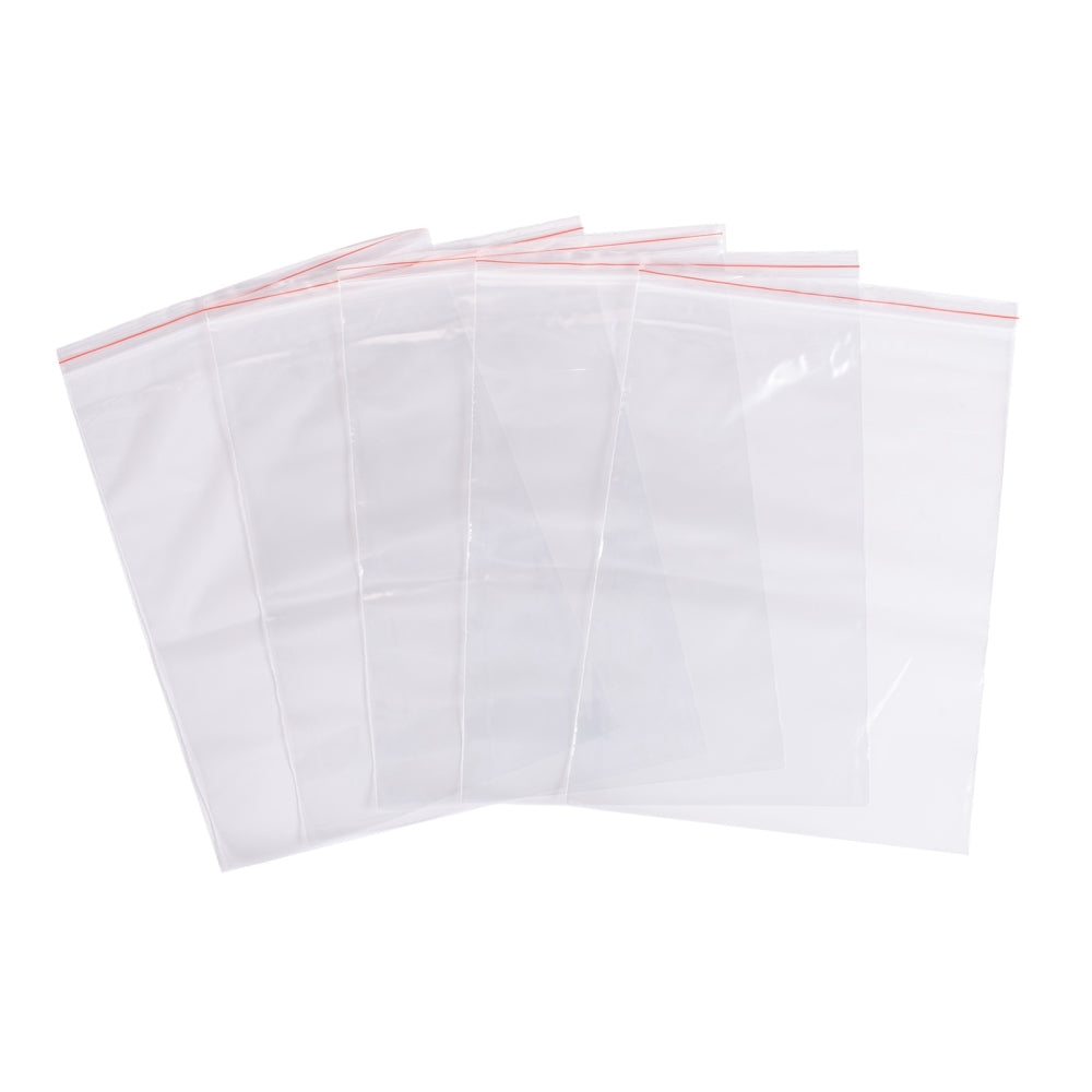 Craspire 500 pc Plastic Zip Lock Bags, Resealable Packaging Bags