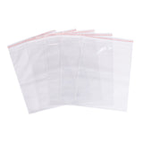 100 pc Plastic Zip Lock Bags, Resealable Packaging Bags, Top Seal, Self Seal Bag, Rectangle, Clear, 28x20cm, Unilateral Thickness: 2 Mil(0.05mm)