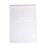 100 pc Plastic Zip Lock Bags, Resealable Packaging Bags, Top Seal, Self Seal Bag, Rectangle, Clear, 35x25cm, Unilateral Thickness: 2 Mil(0.05mm)