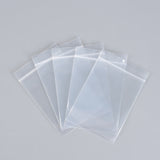 1 Group Polyethylene Zip Lock Bags, Resealable Packaging Bags, Top Seal, Self Seal Bag, Rectangle, Clear, 17x12cm, Unilateral Thickness: 2.9 Mil(0.075mm), 100pcs/group